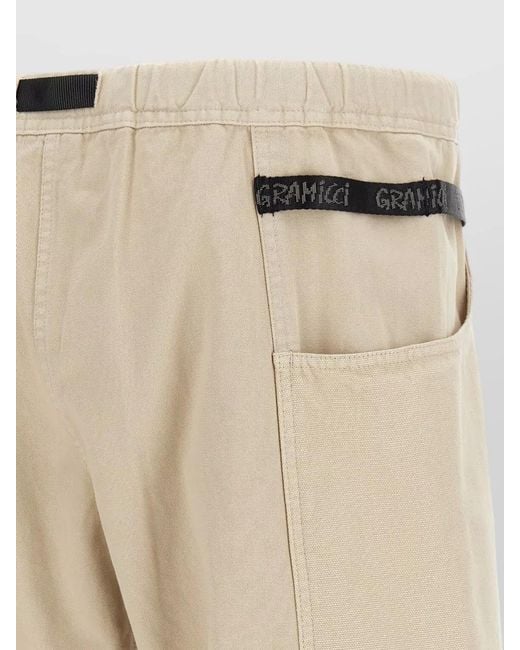 Gramicci Natural Cotton Cargo Bermuda Shorts for men