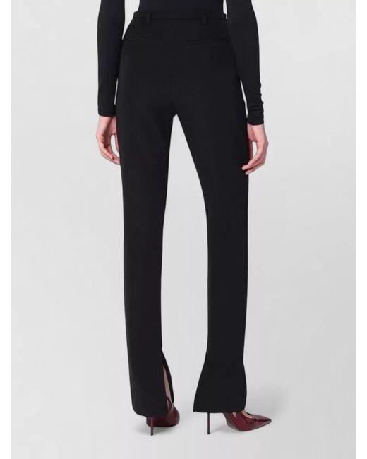 Thelatest Black Tailored Pants Belt Loops And Pockets