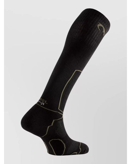 Lurbel Black Logan Knee High Socks Reinforced Heel Toe