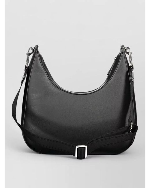 Tommy Hilfiger Black Half-Moon Shoulder Bag