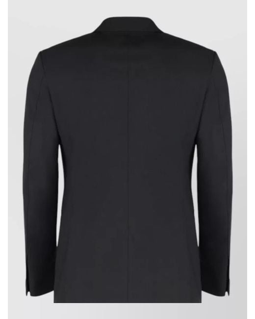 Tom Ford Black Tuxedo Suit Satin Lapel Flap Pockets for men