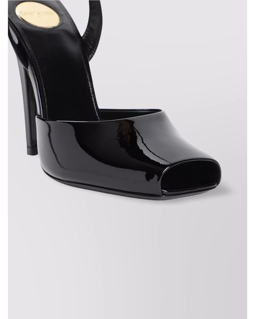 Saint Laurent Black The Scandale 110 Sandals