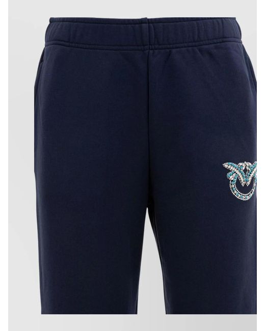 Pinko Blue Cotton Track Pants