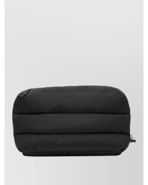 Moncler Black Caradoc Quilted Beauty Wrist Strap Case