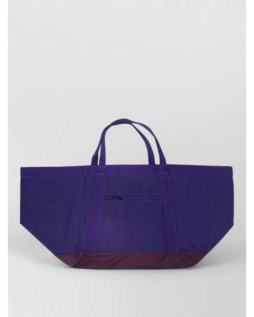Needles Purple Nylon Tote Bag for men