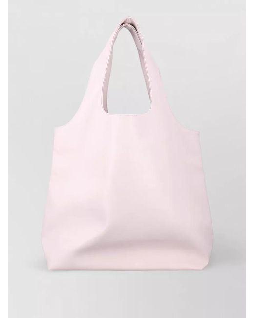 A.P.C. Pink Ninon Tote Bag Large Shoulder Carry