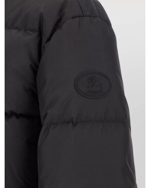 Burberry Black Quilted Down Puffer Jacket for men