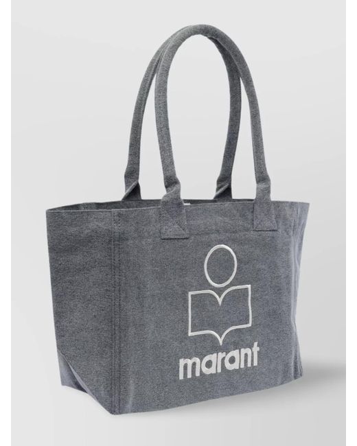 Isabel Marant Gray Yenky Cotton Tote Bag