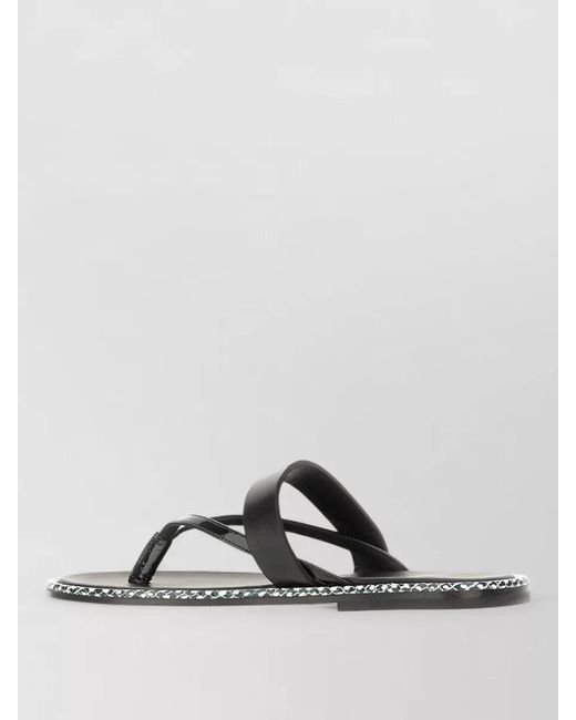 Dries Van Noten Multicolor Slide Sandals Open Toe Flat Sole