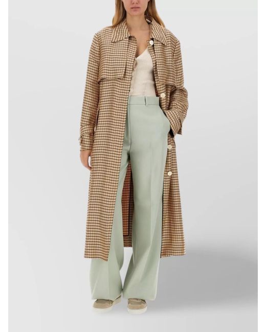 Lanvin Natural Belted Trench Coat