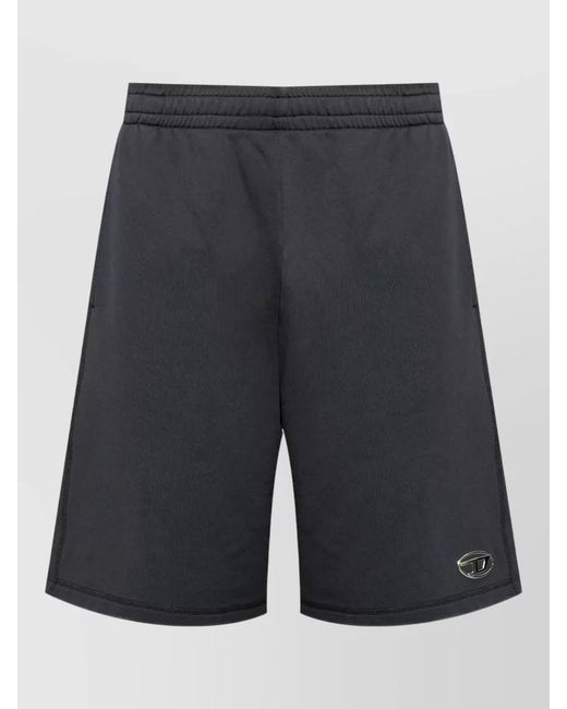 DIESEL Gray Bermuda Shorts for men