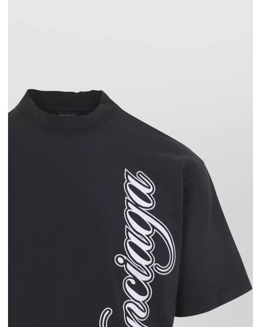 Balenciaga Gray Medium Fit Tshirt