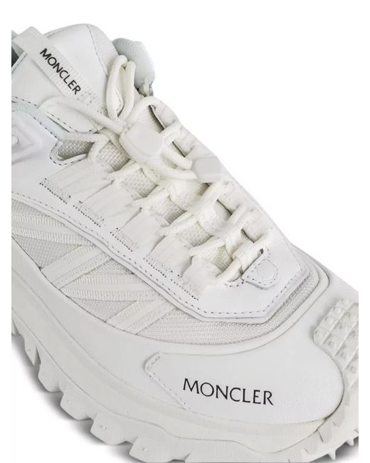 Moncler White Trailgrip Gtx Sneakers Thick Sole Traction