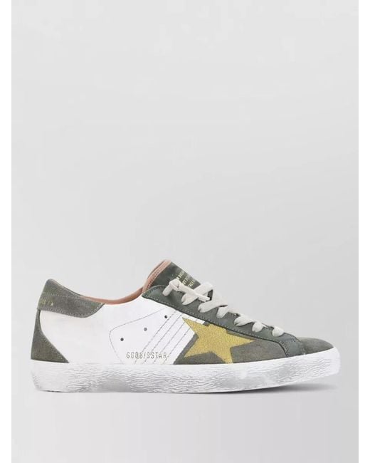 Golden Goose Deluxe Brand Metallic Leather Low-Top Sneakers for men