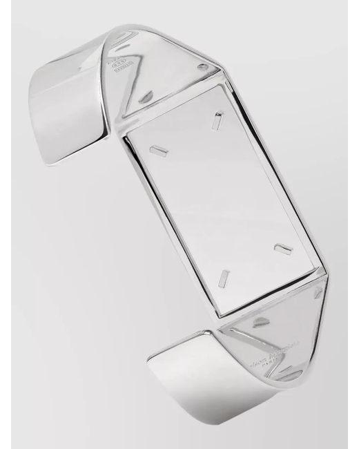Maison Margiela Multicolor Signature Four Stitches Open Cuff Bracelet