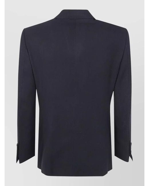 Tom Ford Blue Light Fresco Double Breasted Tailored Jacket for men