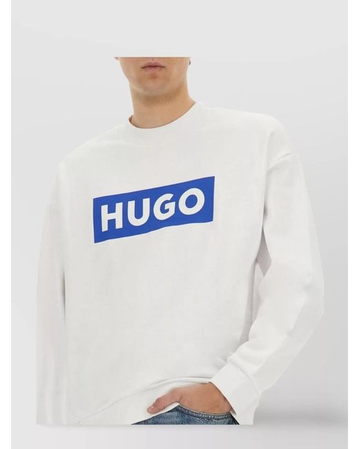 Boss Gray Cotton Sweatshirt for men