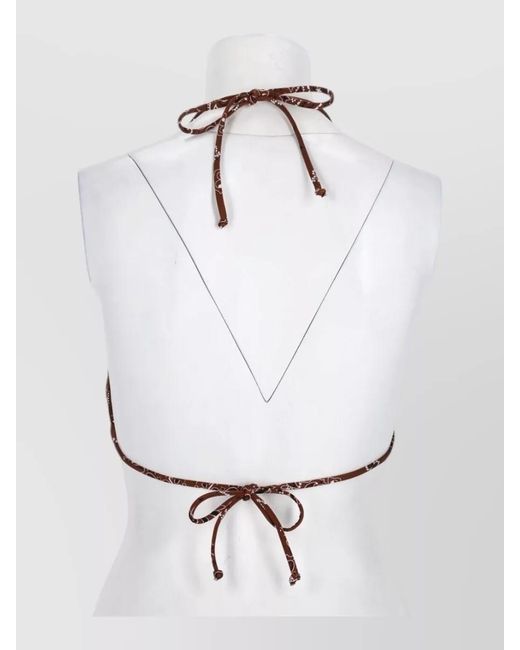 Mc2 Saint Barth Brown Bikini Top