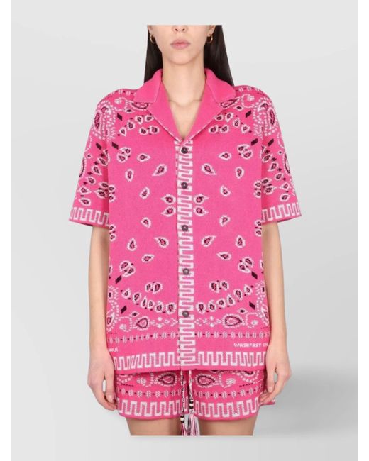 Alanui Pink Cotton Shirt