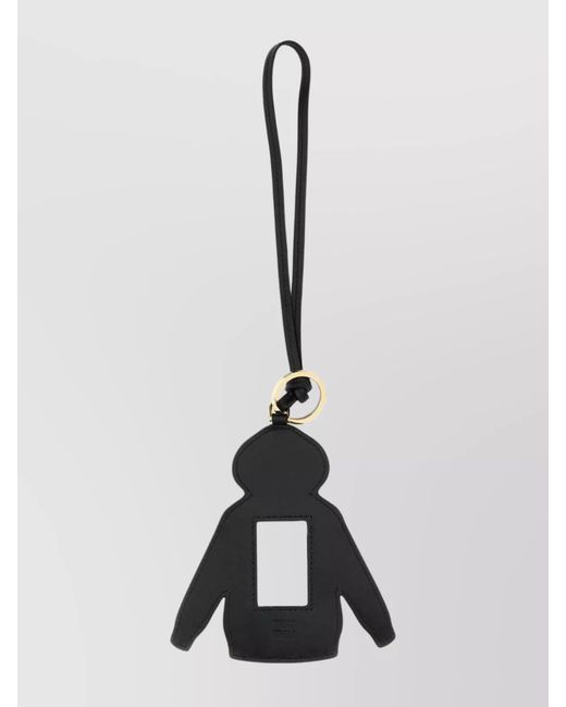 Miu Miu White Leather Keyring