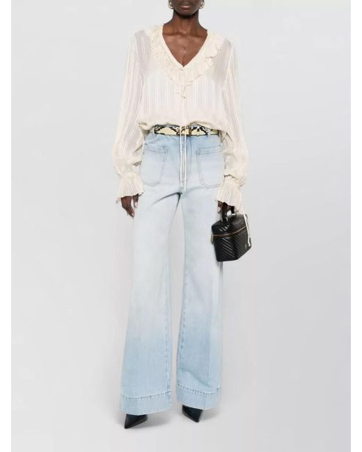 Pinko Natural Viscose Blouse