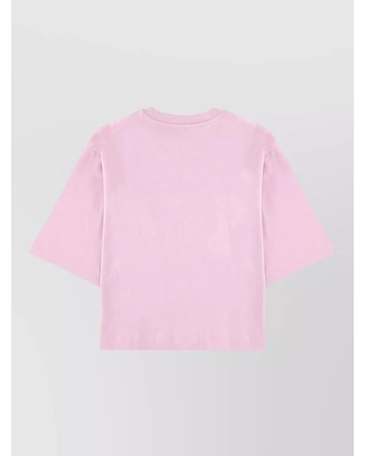 Baum und Pferdgarten Pink Jiana Short Sleeve Crew Neck Top
