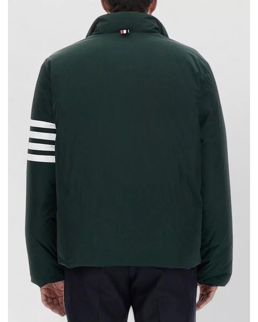 Thom Browne Blue Wool Cashmere Bomber Jacket for men