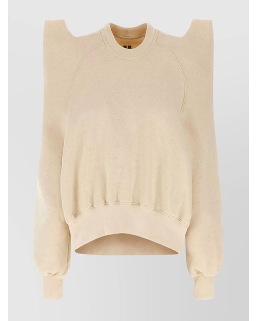 Rick Owens Natural Tecsweat Sweatshirt