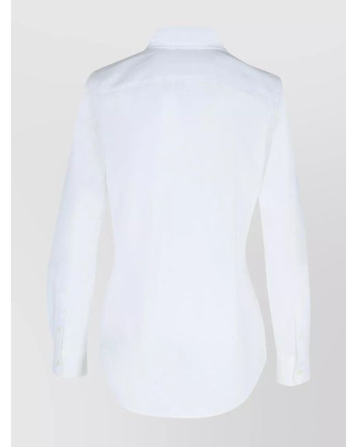 Polo Ralph Lauren White Stretch Cotton Shirt