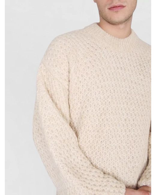 Séfr Blue Halter Neck Textured Knit Jersey Leonard for men