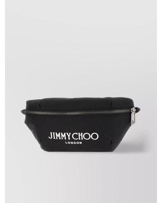 Jimmy Choo Black Nylon Belt Bag for men