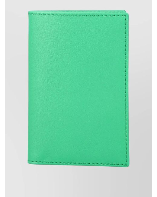 Comme des Garçons Green Leather Cardholder