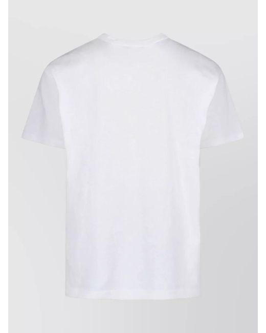 Carhartt White Organic Cotton Logo Print Short-Sleeve T-Shirt for men