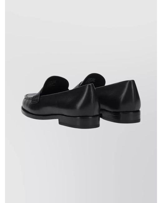 Tory Burch Black Leather Loafers