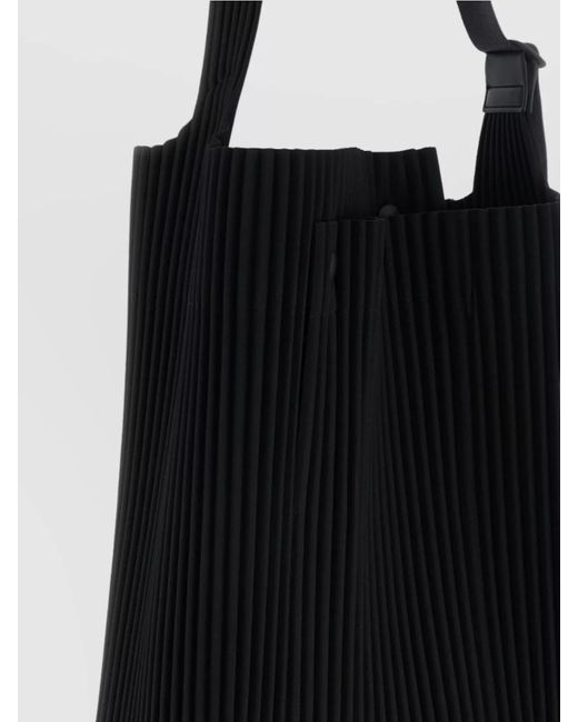 Homme Plissé Issey Miyake Black Utility Medium Shoulder Bag for men