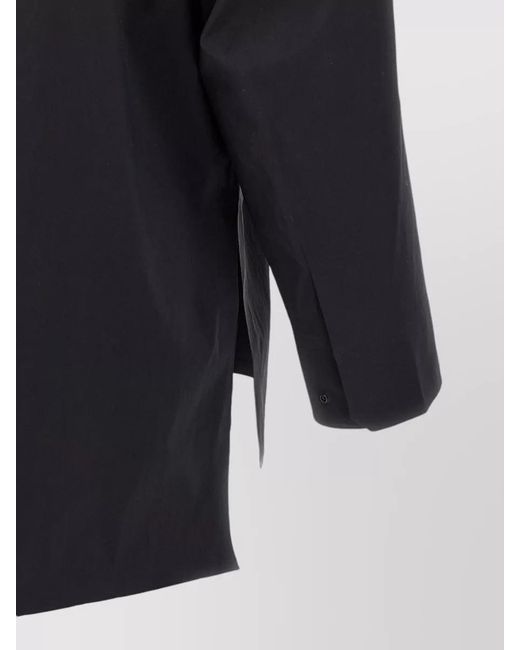 Veilance Blue Diene Shirt Collared Neck Long Sleeves