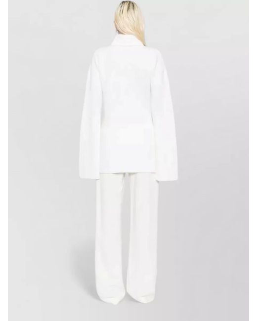 Totême White Wool Jumper