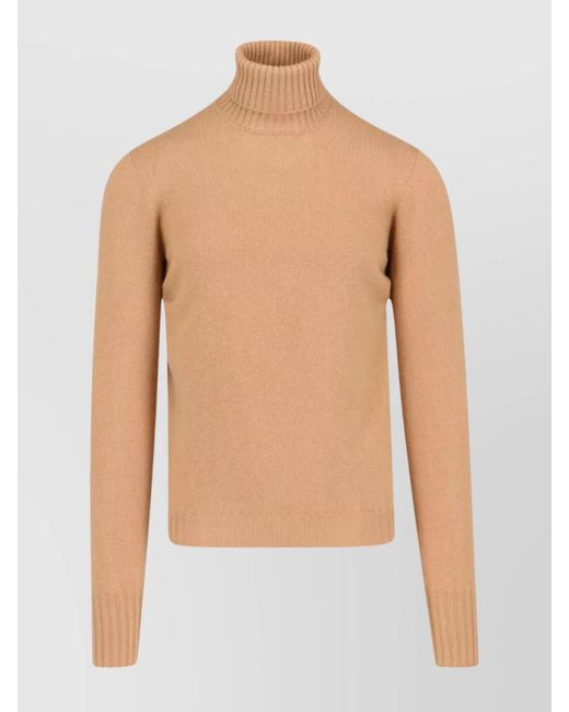 Drumohr Blue Cashmere Crewneck Jumper for men