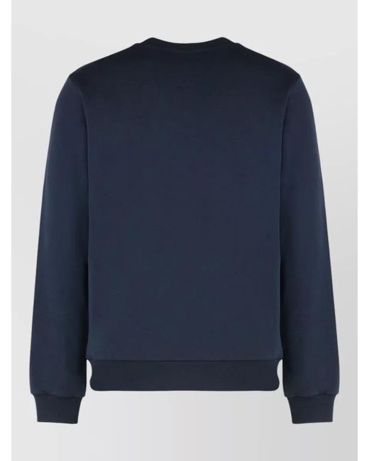 A.P.C. Blue Rue Madame Cotton Crew Neck Sweatshirt for men