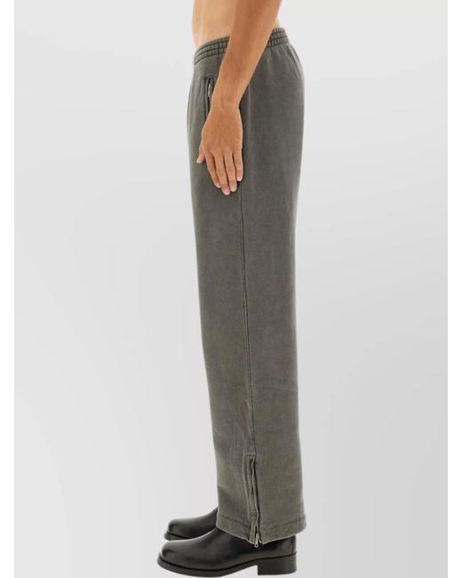 Our Legacy Gray Cotton Straight-Leg Trousers for men
