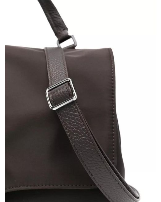 Zanellato Black Small Shoulder Bag Top Handle Strap