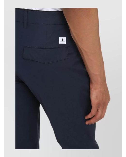 Department 5 Blue Prince Chino Tailored Slim Pants for men