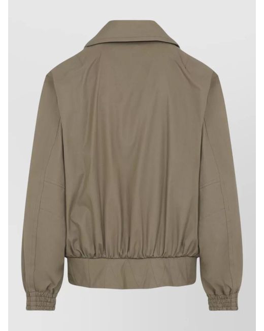 Dries Van Noten Multicolor Cotton Asymmetric Belted Bomber Jacket for men