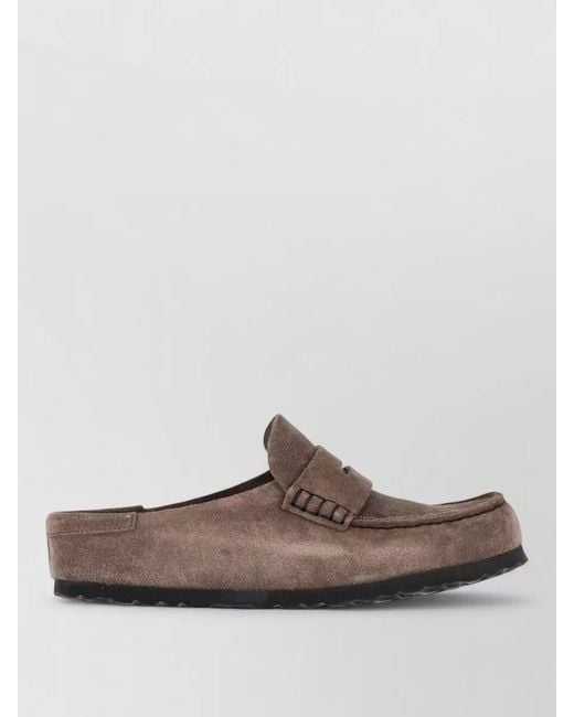 Birkenstock Brown Casual Flat Mules Slippers Indoor Outdoor
