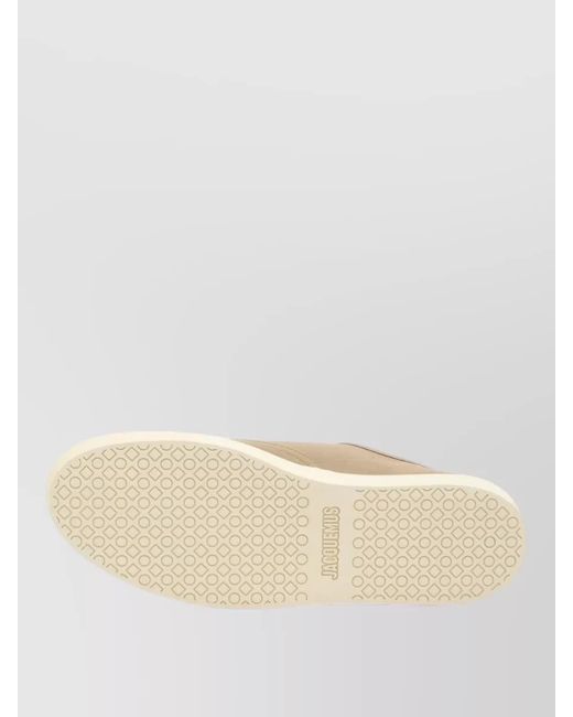 Jacquemus Natural Cotton Low-Top Sneakers for men
