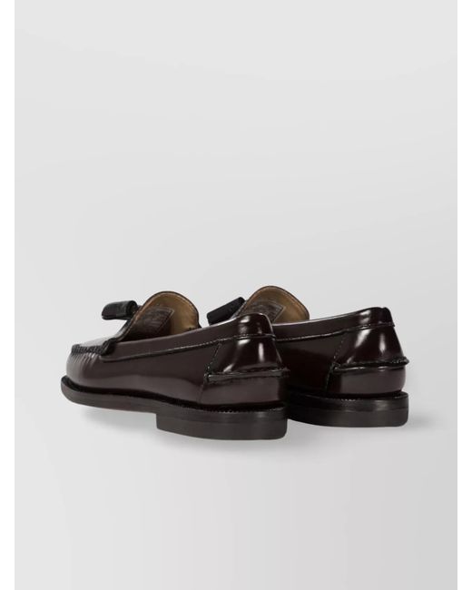 Sebago Black Leather Classic Will Loafers