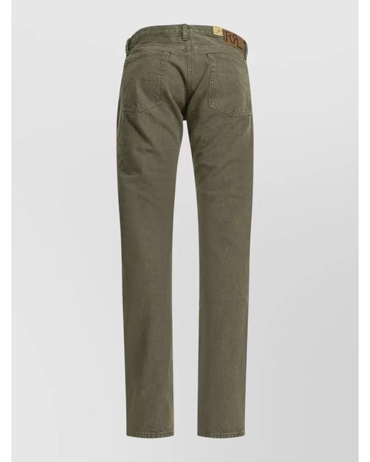 RRL Green Straight-Leg Denim Jeans for men