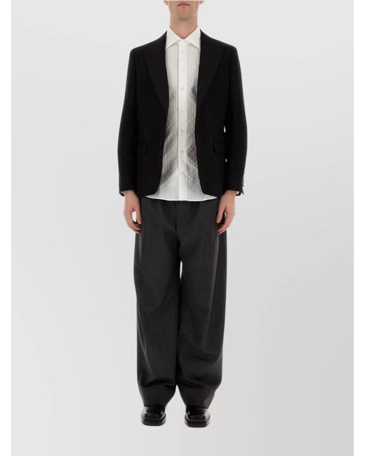 Etro Black Wool Blazer for men