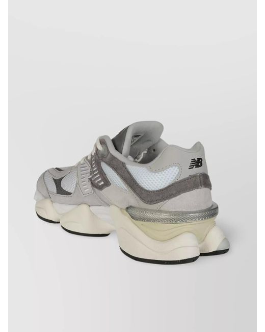 New Balance Natural Suede And Mesh Low-Top Sneakers