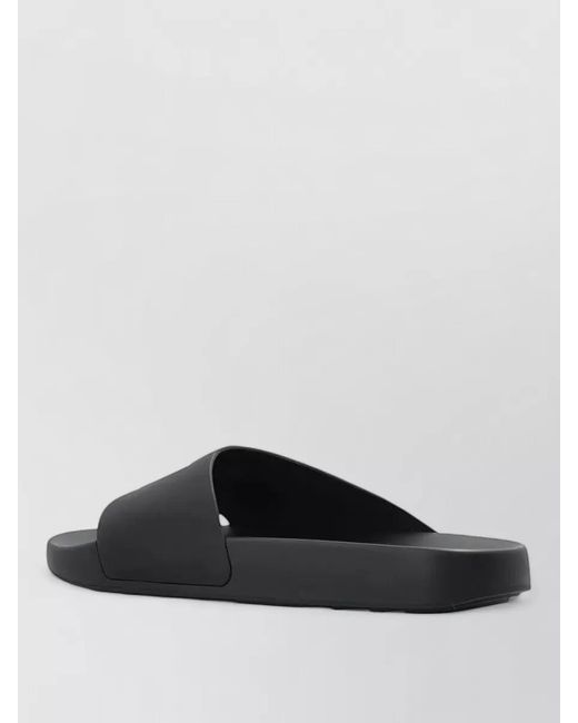 Givenchy Multicolor Rubber Flat Mules Open Toe Design